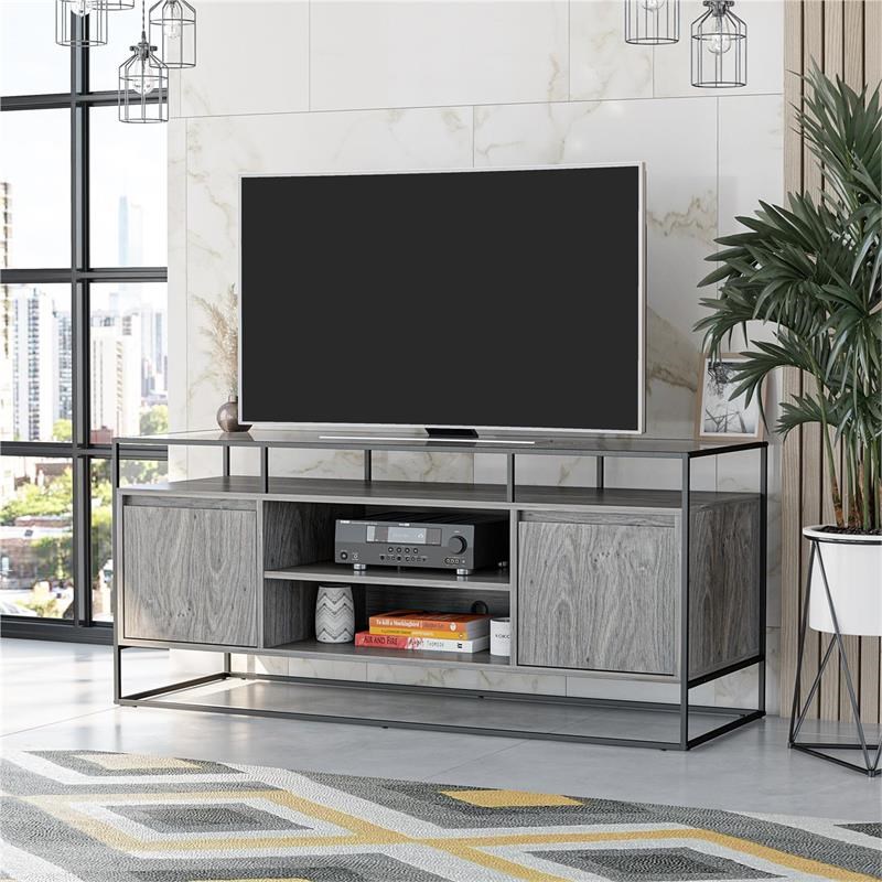 Ameriwood Home Camley Modern Media Console TV Stand for TVs up to 54
