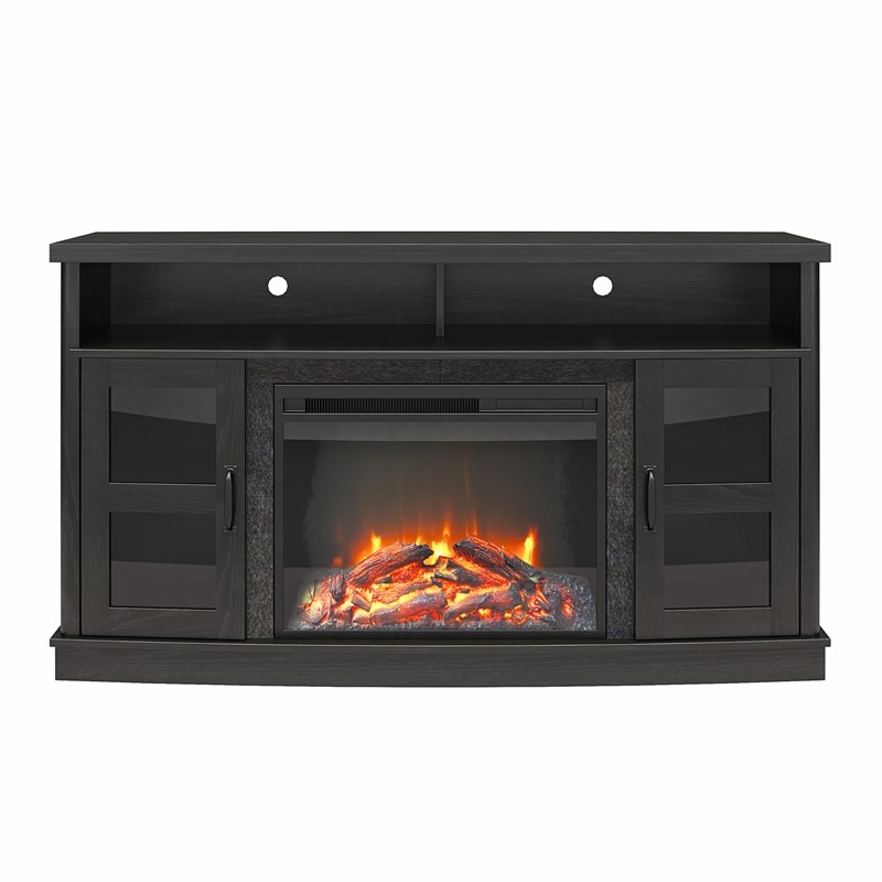 Ameriwood Home Barrow Creek Fireplace Console for TVs up to 60