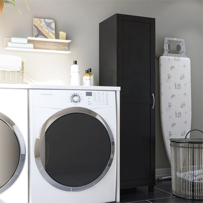 Systembuild Evolution Lory Framed 60" Tall Storage in Black