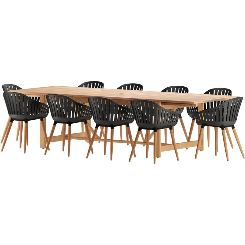 International Home Miami Corp Amazonia 11Piece Patio Dining Set in