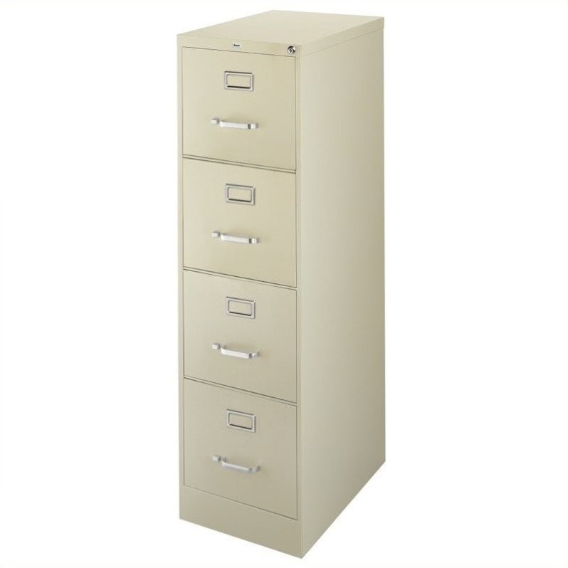 2 Piece Value Pack 4 Drawer in Putty and Black 2 Drawer Filing Cabinet