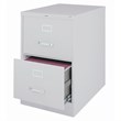Hirsh 26.5-in Deep Metal 2 Drawer Legal Width Vertical File Cabinet Light Gray