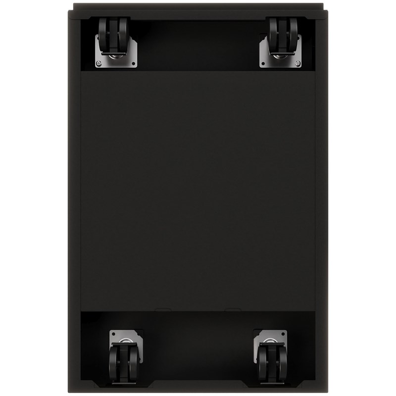 Hirsh 20-inch Deep Metal Mobile Pedestal File 3-Drawer Box/Box/File. Black