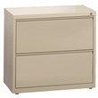 Hirsh 30-in Wide HL10000 Series Metal 2 Drawer Lateral File Cabinet Putty/Beige