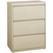 Hirsh 30-in Wide HL10000 Series Metal 3 Drawer Lateral File Cabinet Putty/Beige