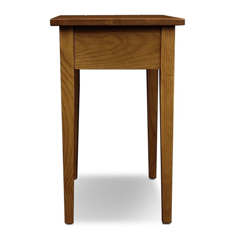 Leick Furniture Bin Pull Chairside End Table In Candleglow Finish 9011