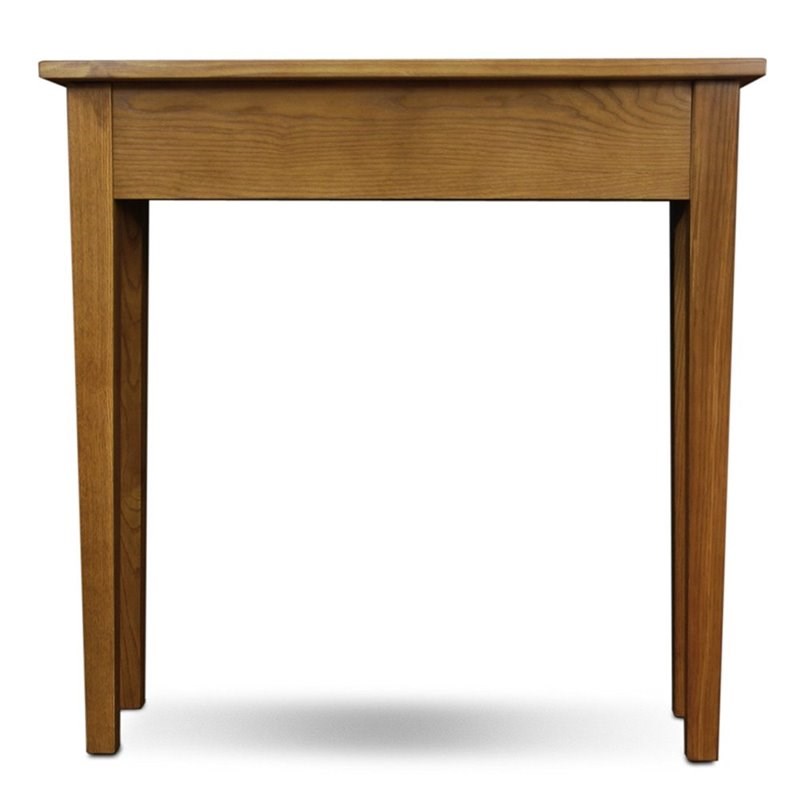 Leick Furniture 2 Drawer Console Table In Candleglow Finish Homesquare Leick Furniture 2 Drawer Console Table, Leick Demilune Hall Console Table Medium Oak