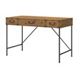 Ironworks 48W Writing Desk in Vintage Golden Pine - Engineered Wood