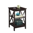 Convenience Concepts Oxford End Table in Espresso Wood Finish
