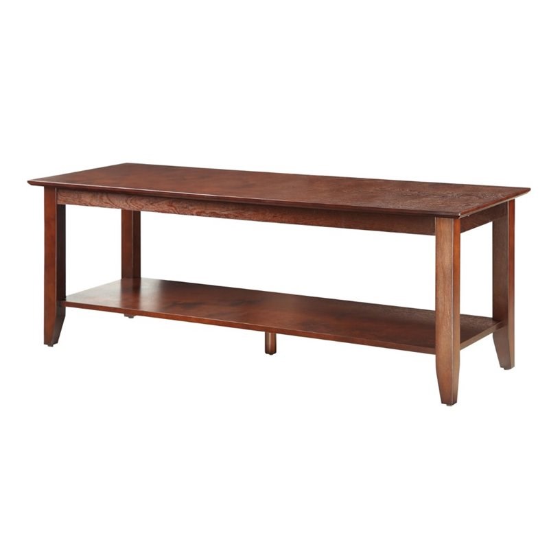 Convenience Concepts American Heritage Coffee Table in Espresso Wood Finish
