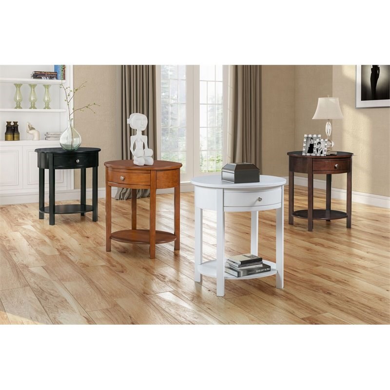 Convenience Concepts Classic Accents Cypress End Table in Espresso Wood Finish
