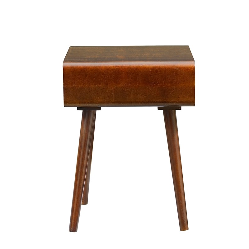 Convenience Concepts Napa Valley End Table in Espresso Wood Finish