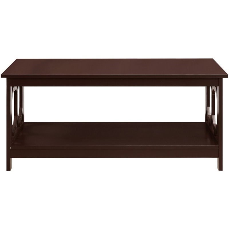 Convenience Concepts Omega Coffee Table in Espresso Wood Finish