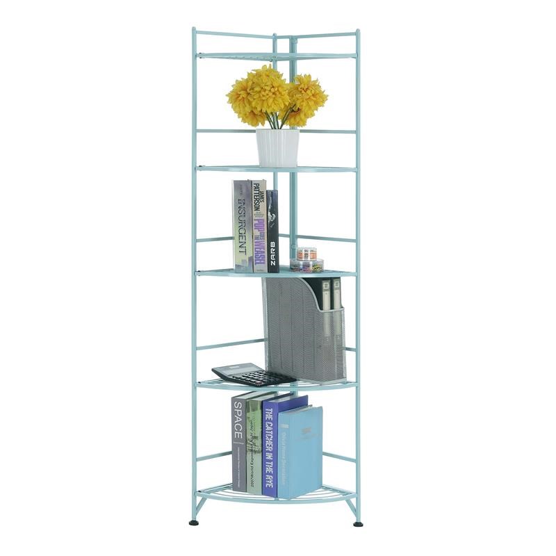Convenience Concepts Xtra Storage FiveTier Folding Corner Shelf in