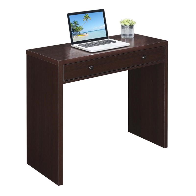 Convenience Concepts Northfield 36-inch Desk with Drawer in Espresso Wood Finish