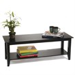 Convenience Concepts American Heritage Coffee Table in Black Wood Finish