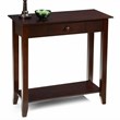 Convenience Concepts American Heritage Hall Table in Espresso Wood Finish