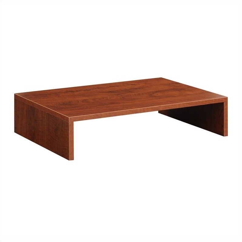 Convenience Concepts Designs2Go Small Monitor Riser in Cherry Wood Finish