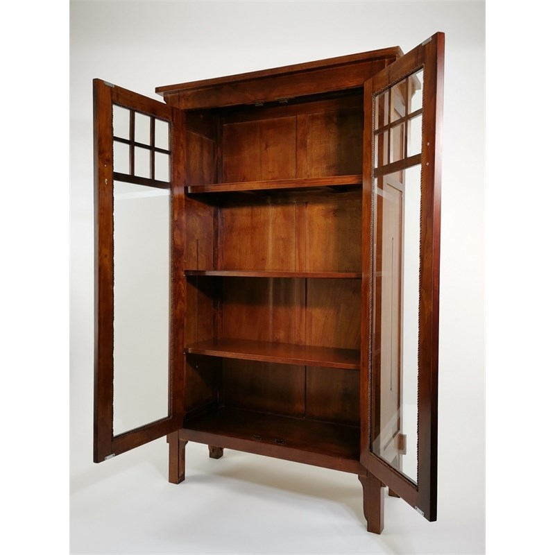Wayborn 4 Shelf Barrister Bookcase in Oak Homesquare