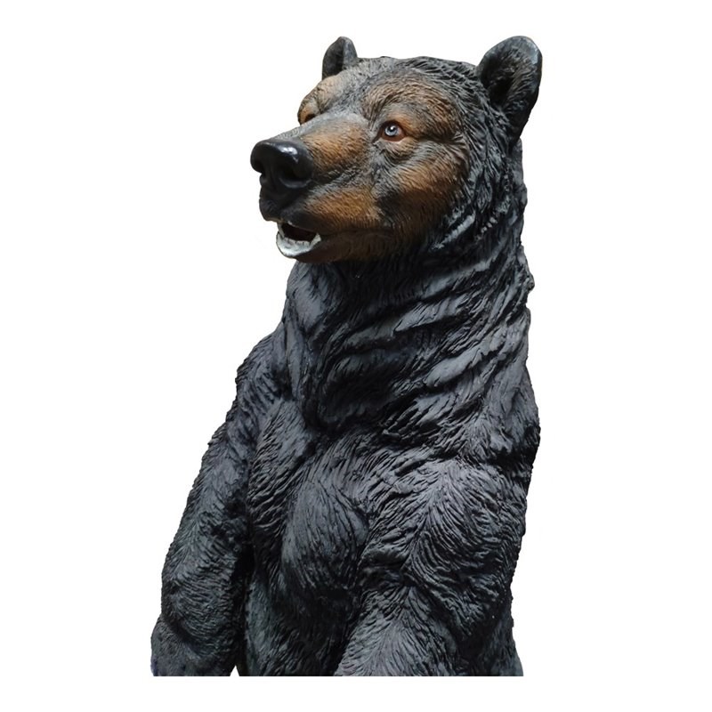 moe's home kodiak bear statue in brown - la-1071-03