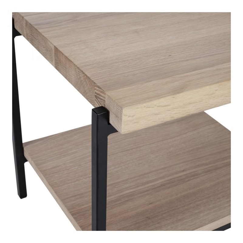 Moe's Home Mila Wood Side Table in Natural
