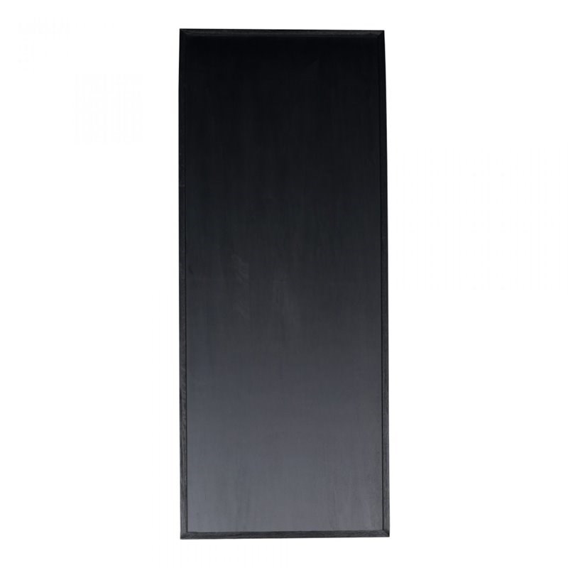 Moe's Home Mako Faux Leather Mirror in Gray