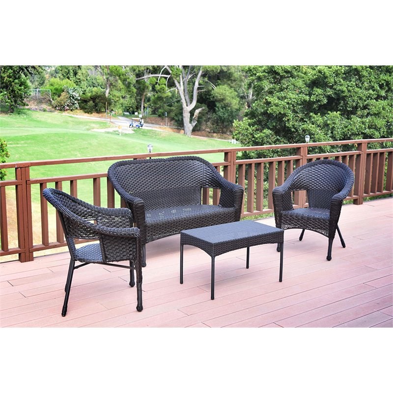 Kentwood Resin Wicker Patio Chair Without Cushion Set Of 2 Patio