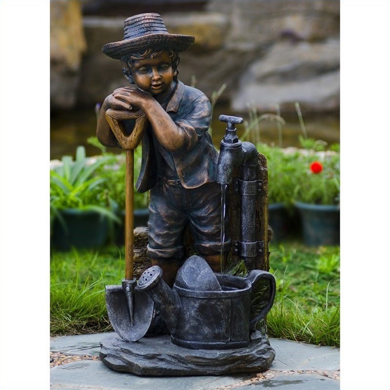 Jeco Boy with Bib Tap Water Fountain