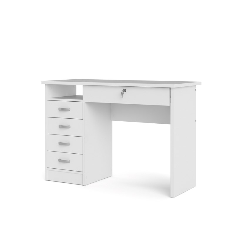 white desk 4 drawers