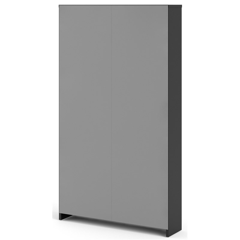 Tvilum Bright 3 Drawer Shoe Cabinet in Black Matte with 1 Layer