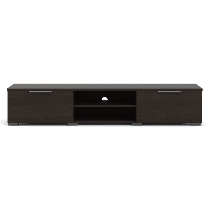 Tvilum Match 2 Drawer 2 Shelf TV Stand in Dark Chocolate