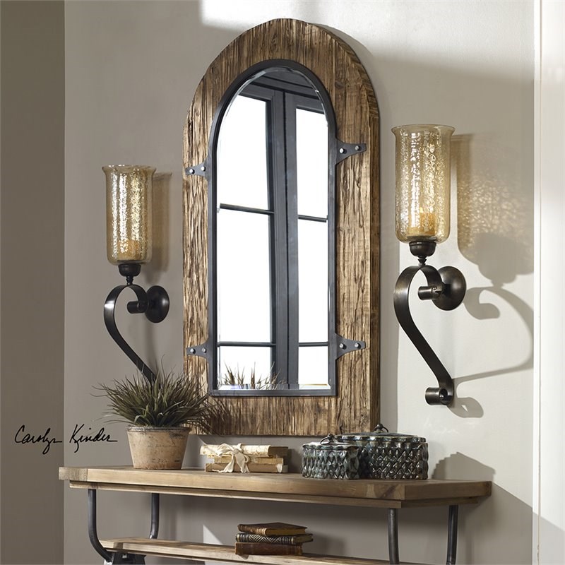 Uttermost Joselyn Candle Wall Sconce in Antiqued Bronze