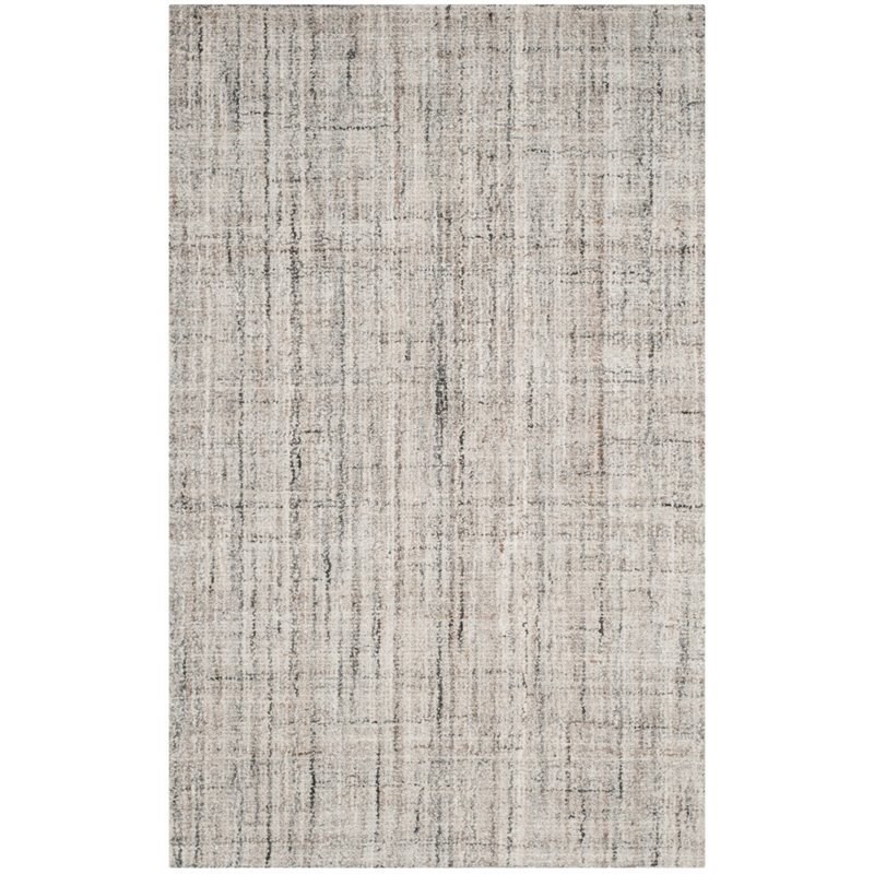 Safavieh Abstract 4' X 6' Handmade Rug in Camel and Black