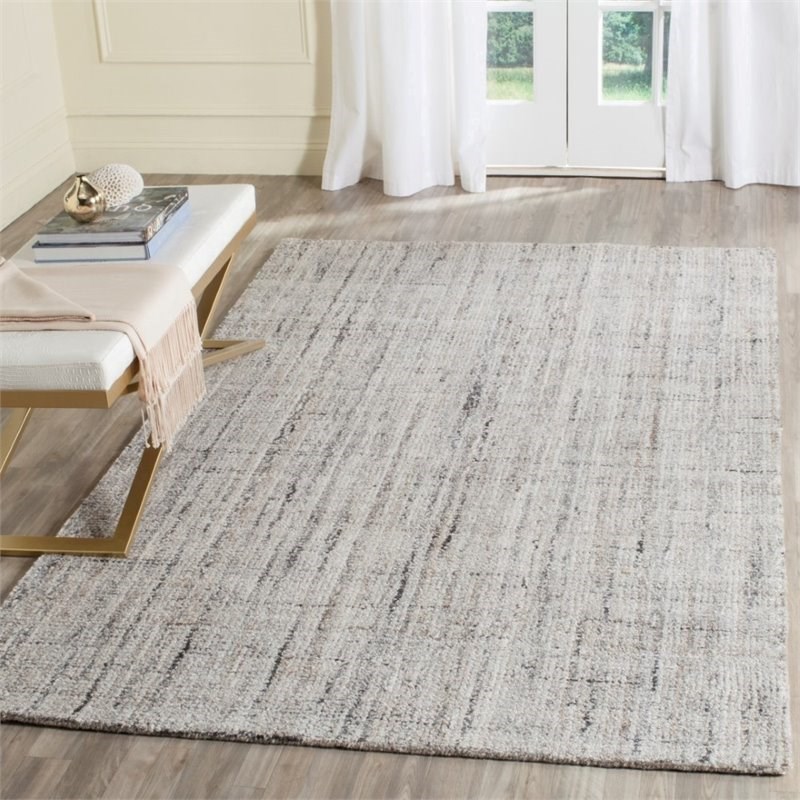 Safavieh Abstract 8' X 10' Handmade Rug in Camel and Black