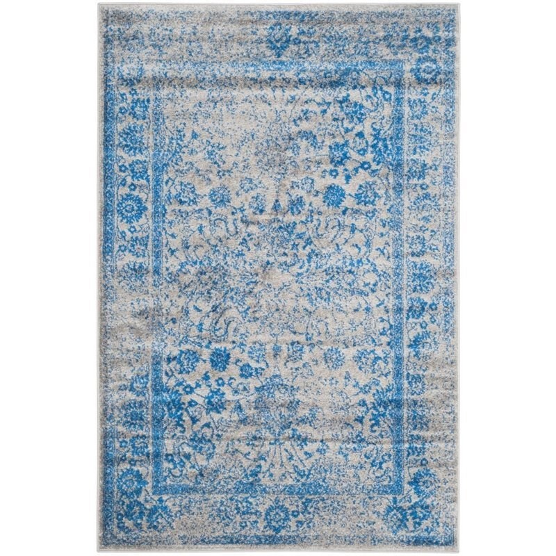 Safavieh Adirondack 11' X 15' Power Loomed Rug in Gray and Blue