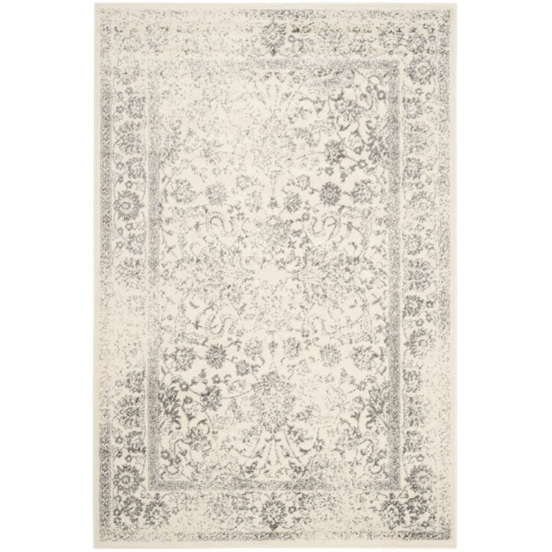 Safavieh Adirondack 11' X 15' Power Loomed Rug in Ivory and Silver