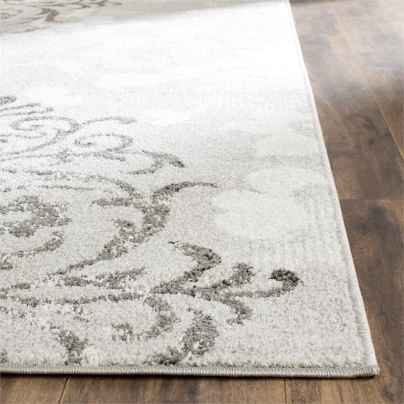 Safavieh Adirondack 10' X 14' Power Loomed Rug in Silver and Ivory