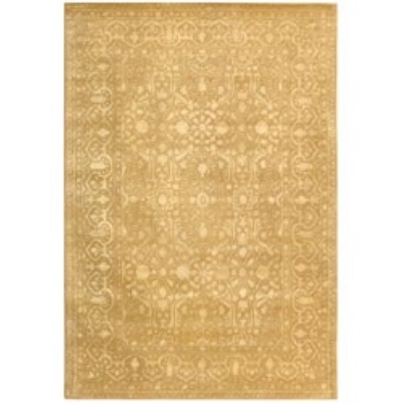 Safavieh Silk Road 5' X 8' Hand Tufted Wool and Viscose Rug in Ivory