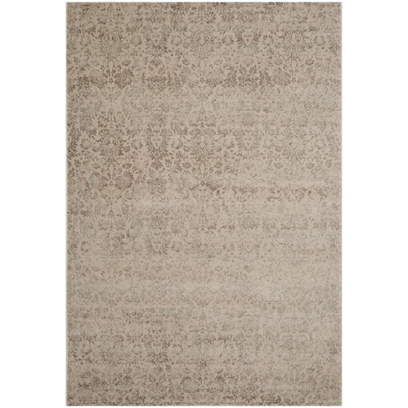 Safavieh Vintage 3' X 5' Power Loomed Rug in Ivory and Gray