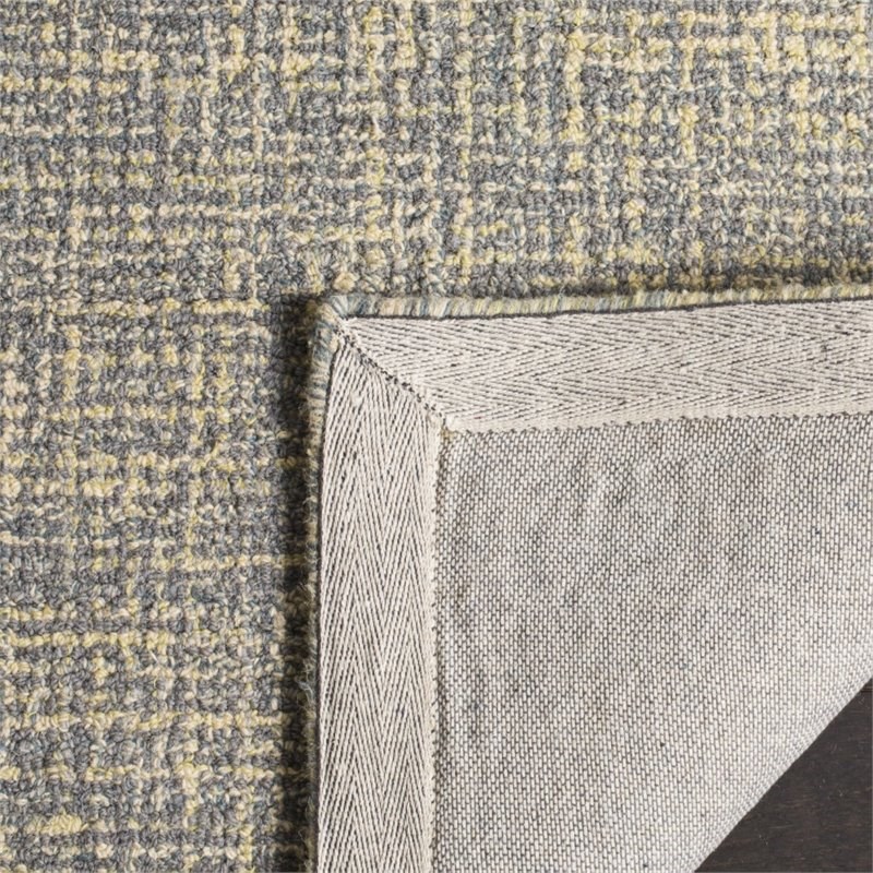 Safavieh Abstract 4' X 6' Hand Tufted Wool Rug in Gold and Gray