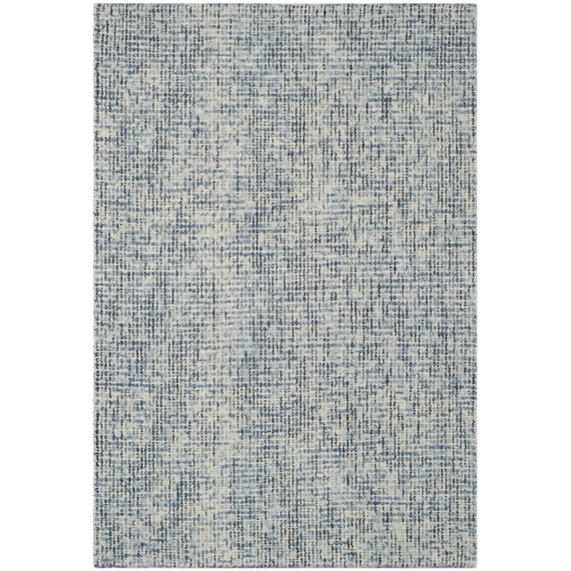 Safavieh Abstract 4' X 6' Hand Tufted Wool Rug in Blue and Charcoal