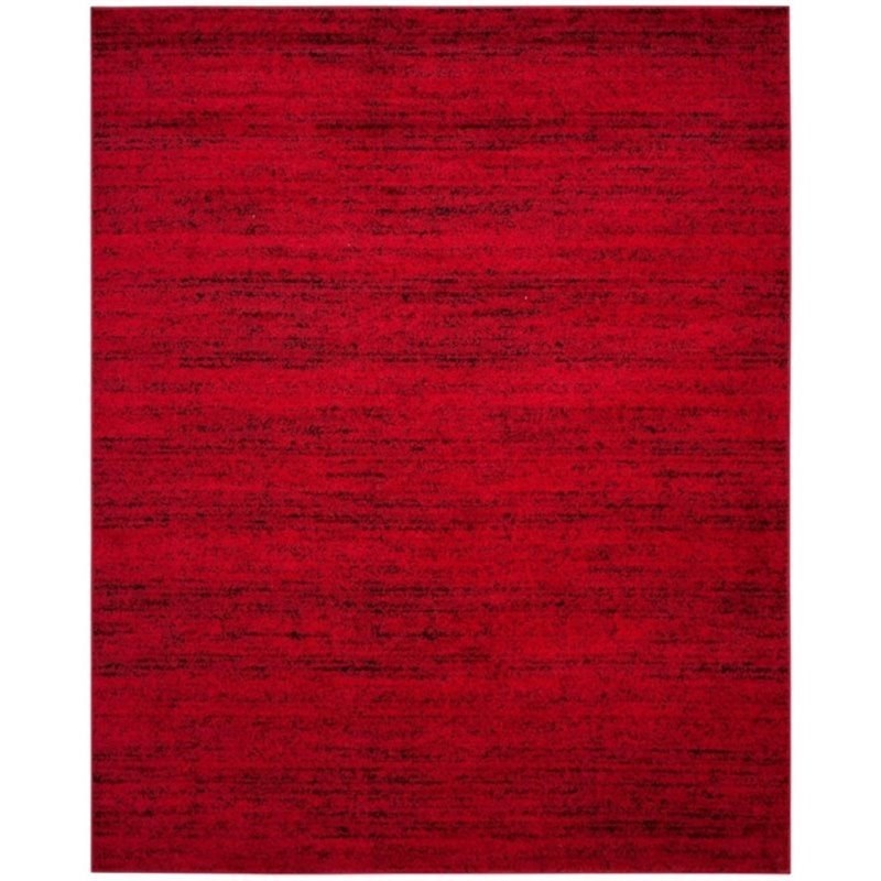 Safavieh Adirondack 4' X 4' Square Rug in Red and Black