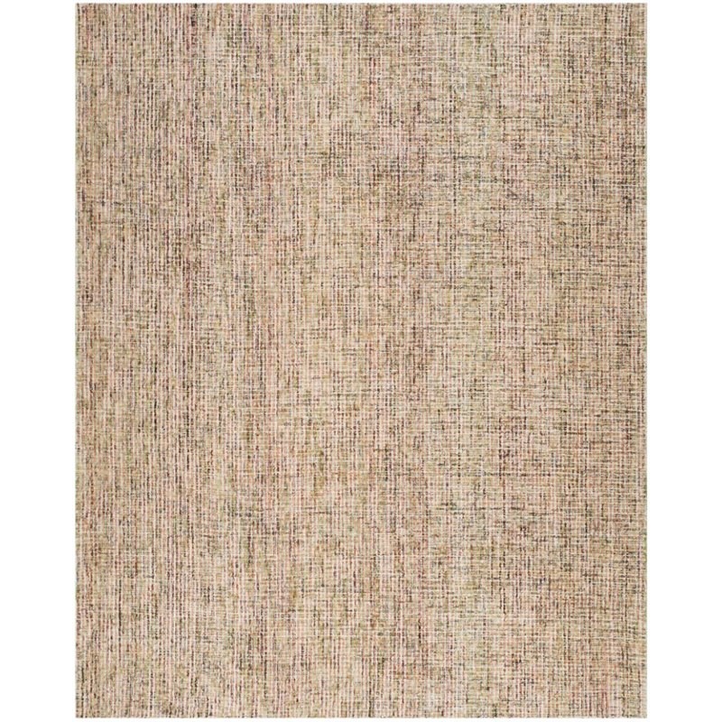 Safavieh Abstract 8' x 10' Hand Tufted Wool Rug in Gold and Blue