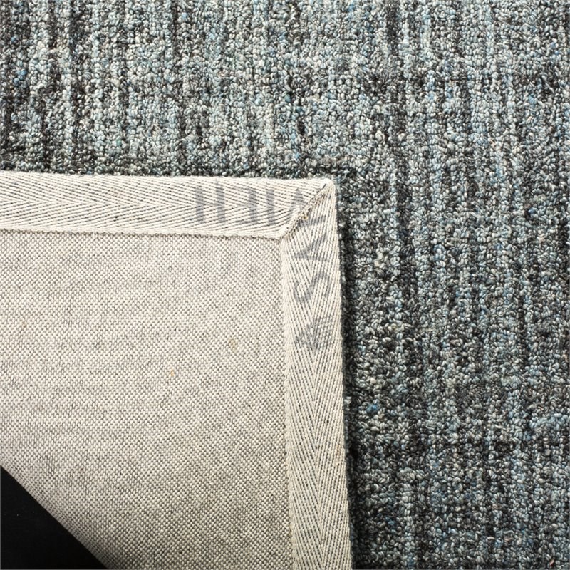 Safavieh Abstract 5' x 8' Hand Tufted Rug in Blue and Black