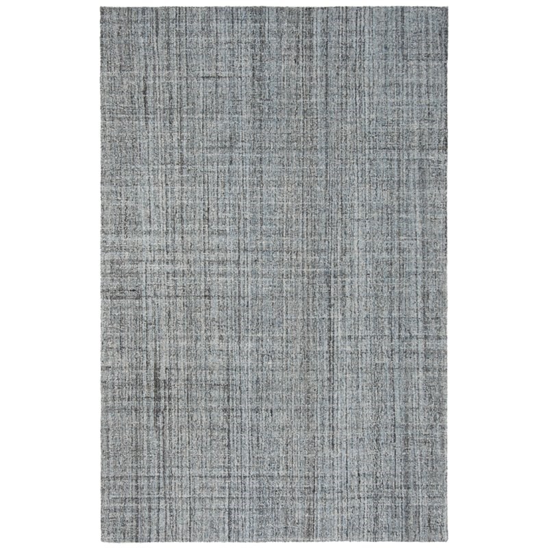 Safavieh Abstract 5' x 8' Hand Tufted Rug in Blue and Black