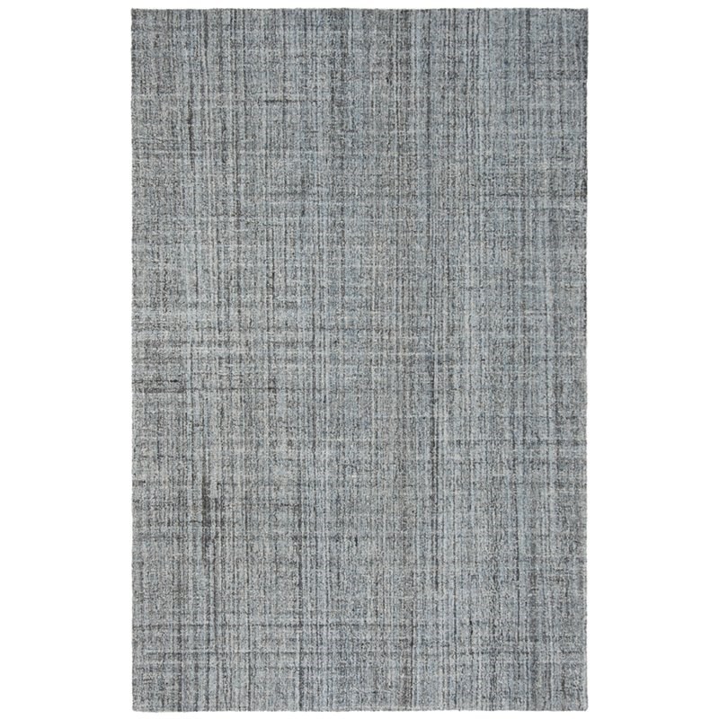 Safavieh Abstract 6' x 9' Hand Tufted Rug in Blue and Black