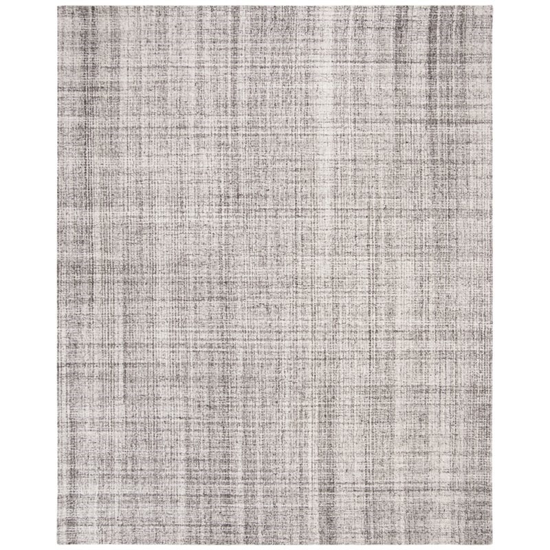 Safavieh Abstract 8' x 10' Hand Tufted Rug in Gray and Black