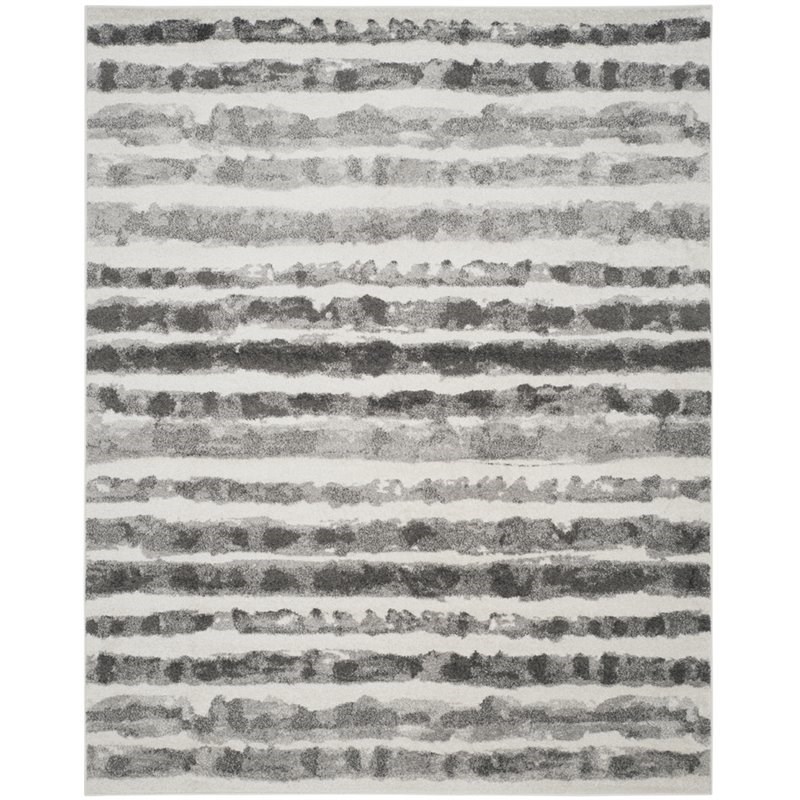 Safavieh Adirondack 10' x 14' Rug in Ivory and Charcoal
