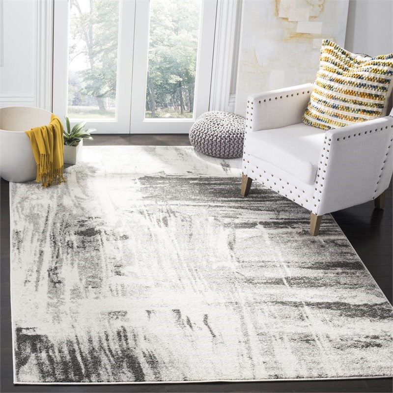 Safavieh Adirondack 10' x 14' Rug in Ivory and Gray