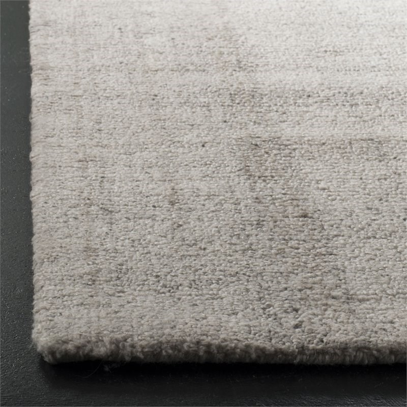 Safavieh Abstract 6' Square Hand Tufted Rug in Light Gray